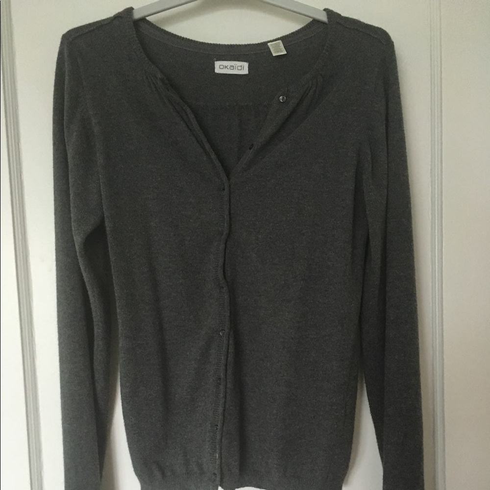 Girl Grey cardigan